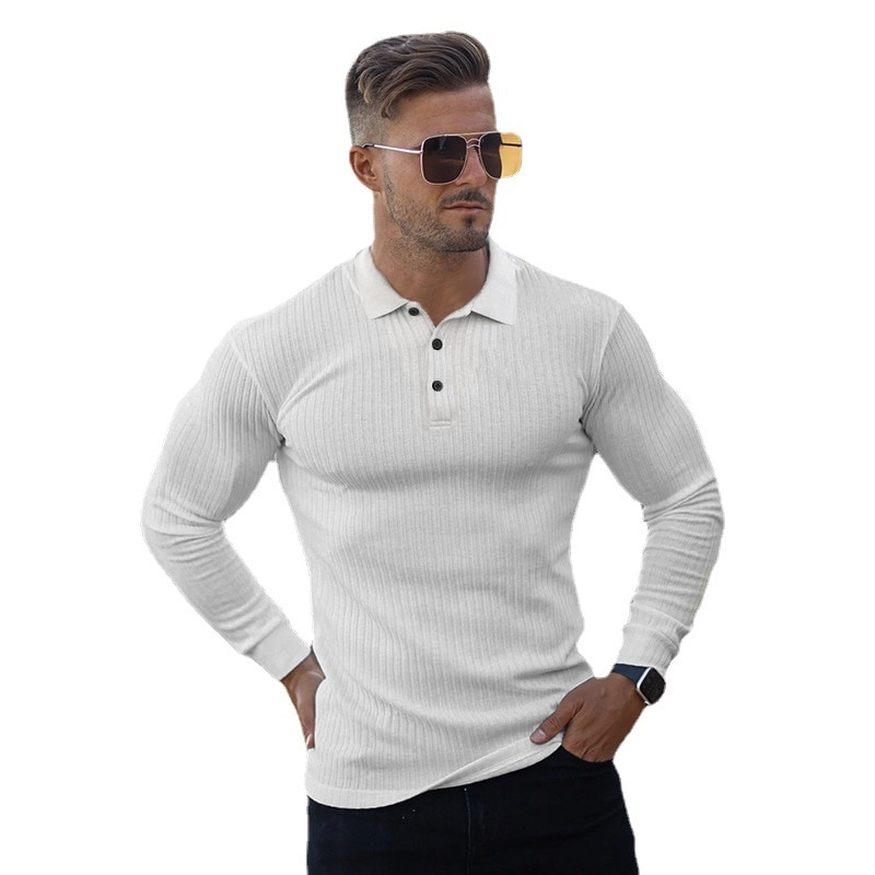 Mới Áo Thun Polo Thể Thao Tay Dài Thời Trang Cho Nam