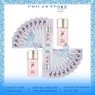 [Giá Dùng Thử] Combo 10 Gói Kem Chống Nắng Kiềm Dầu Whoo Hồng Vital Hydrating Sun Fluid SPF50 PA+++