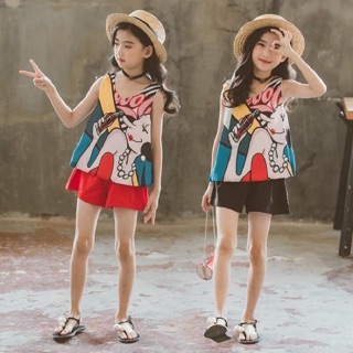Bộ đồ ba lỗ bé gái