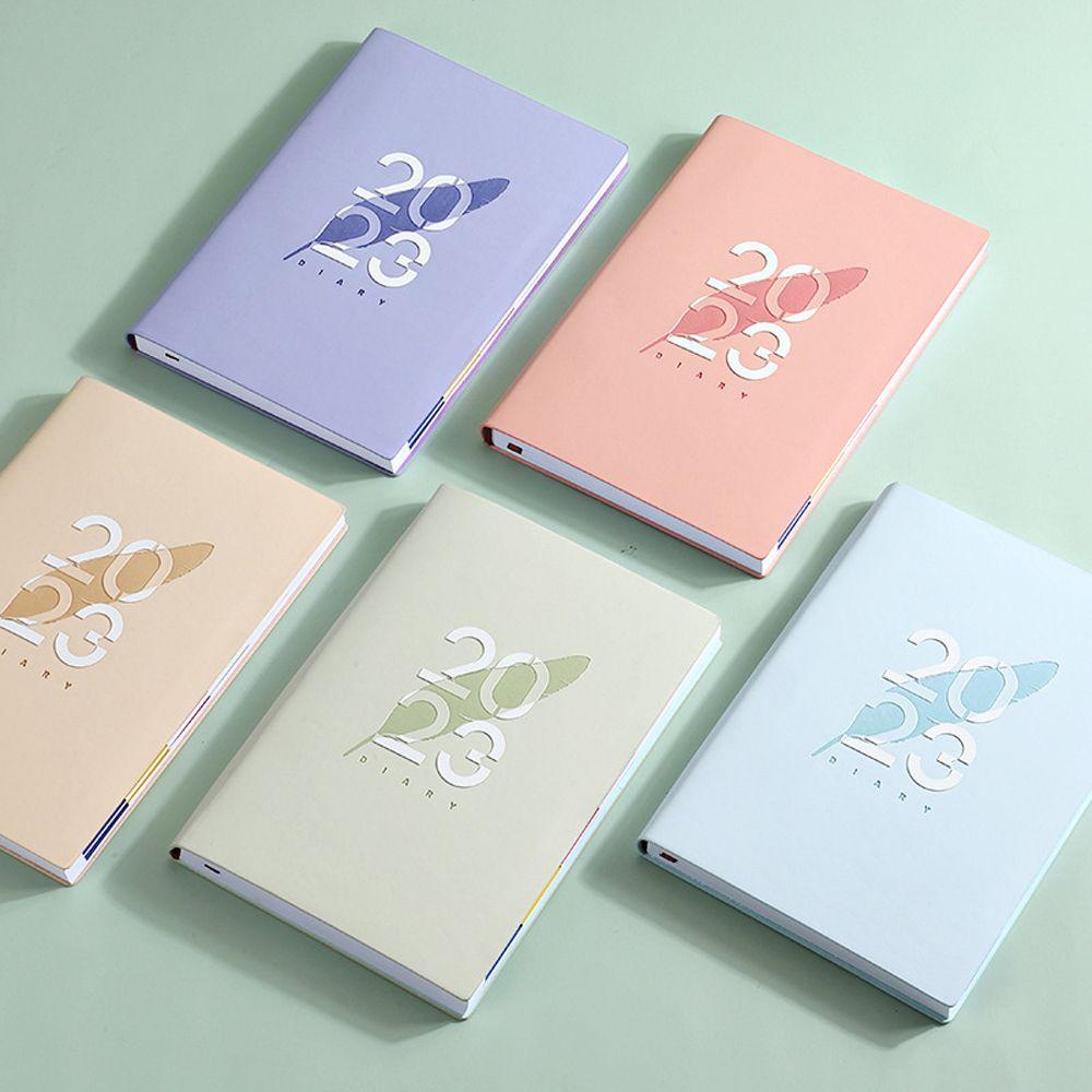Sổ Ghi Chép Nhật Ký 365 Ngày / Tuần / Tháng Hình Lông Vũ 3D QUINTON A5 Agenda Làm Quà Tặng Tháng Dành Cho Bé Gái
