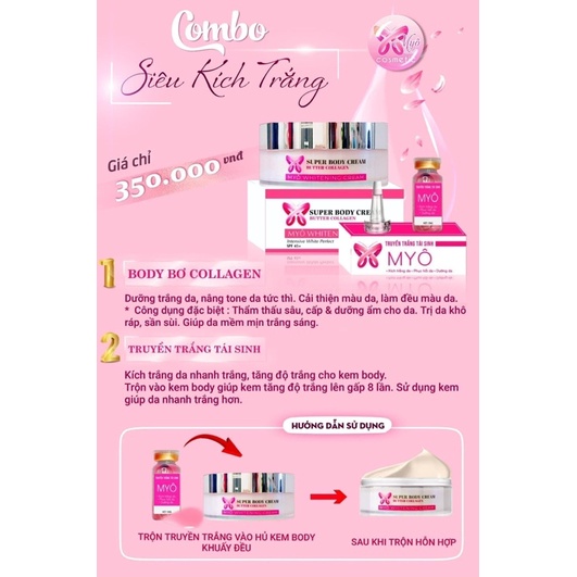 [Chính Hãng] Bộ 2 Sản Phẩm Myô (dành cho body)