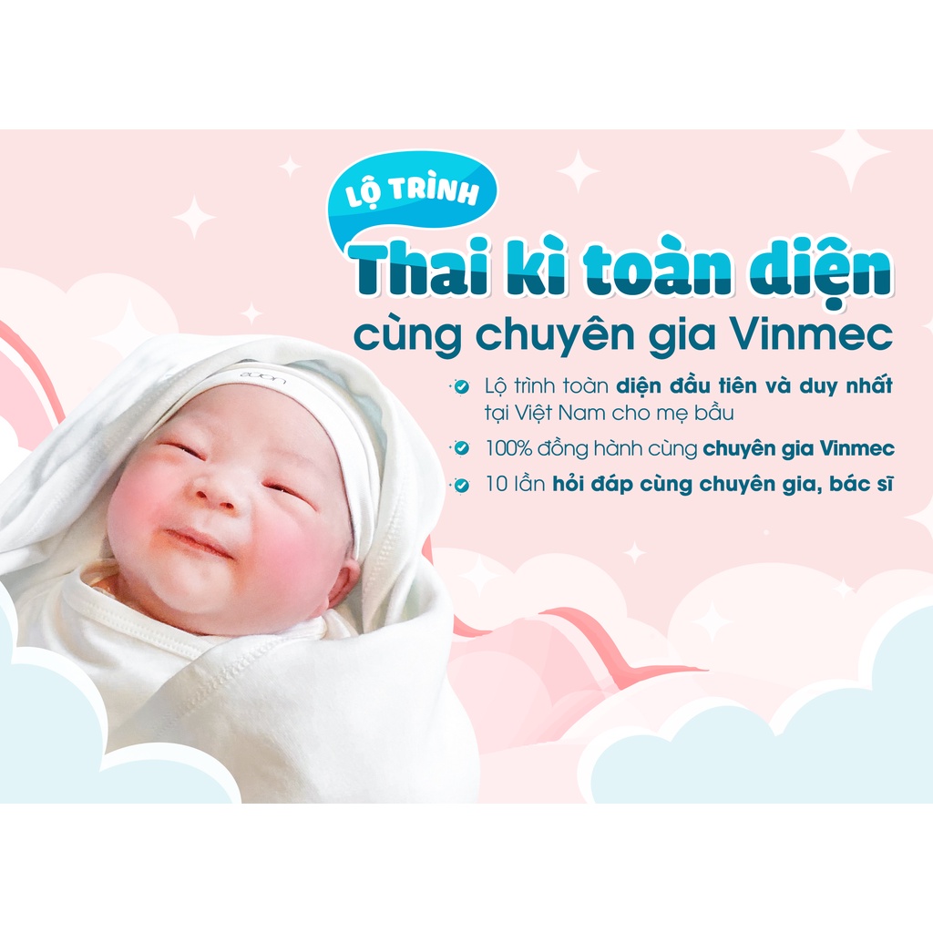 [Toàn quốc] Lộ trình thai kỳ toàn diện từ 0 - 6 tháng cùng chuyên gia tại Vinmec