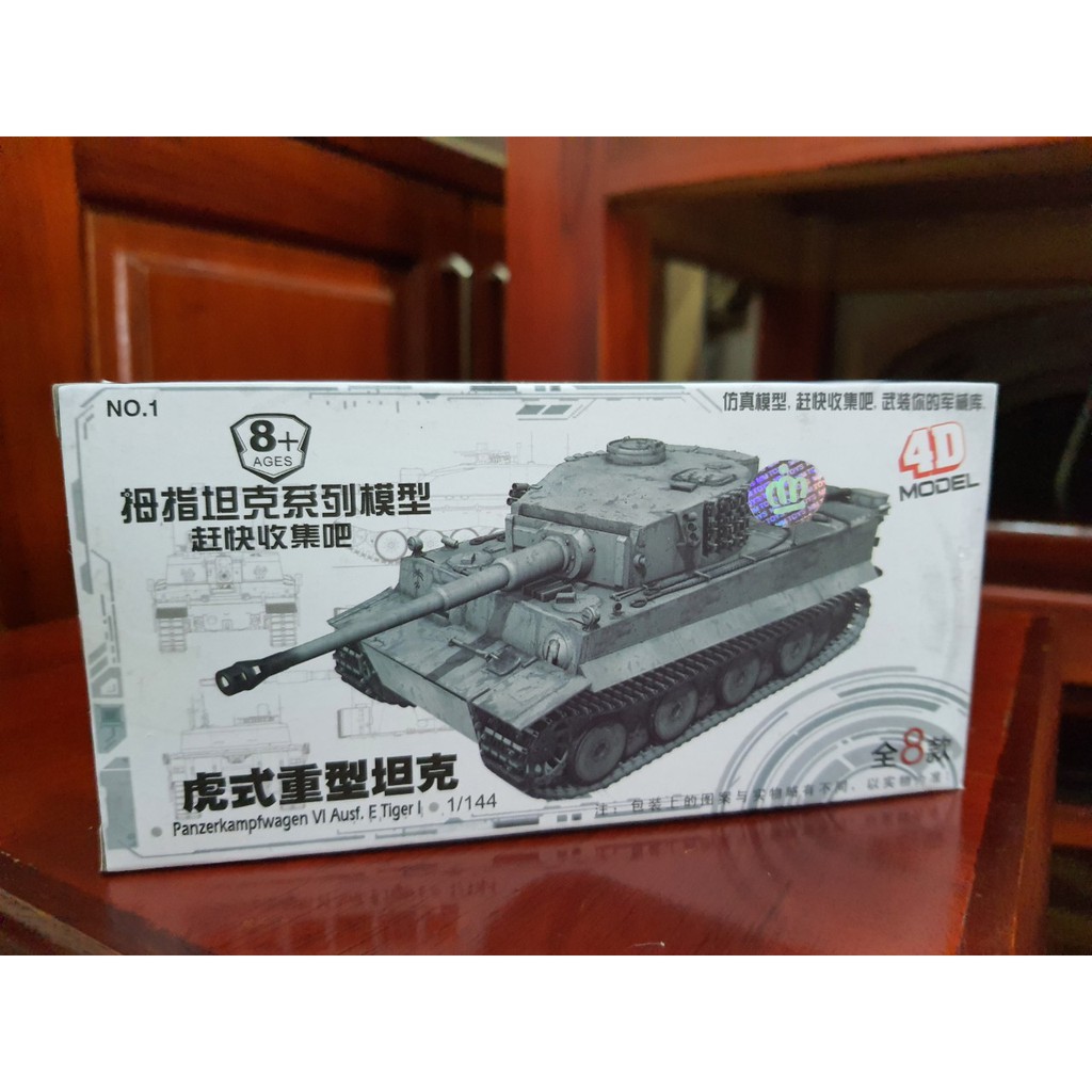 Mô hình quân sự kích thước 1/144 4D Các loại xe cơ giới Modern Tank Vehicle hợp với bày Domain Base Diorama (4D)