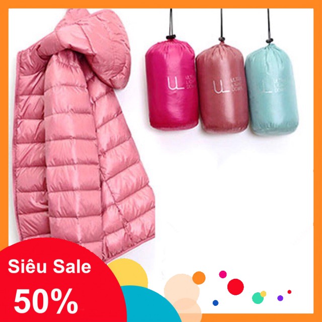 Tết XẢ SALE Xả Hàng - Áo phao lông vũ siêu nhẹ có mủ, thời trang thu đổng quảng châu cao cấp -A23 new ↺ : , ' . ☭ '