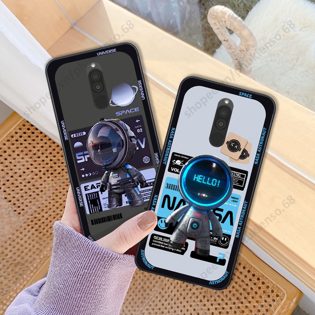 Ốp lưng Xiaomi Redmi 8 hình người máy, robot nasa đáng yêu dễ thương