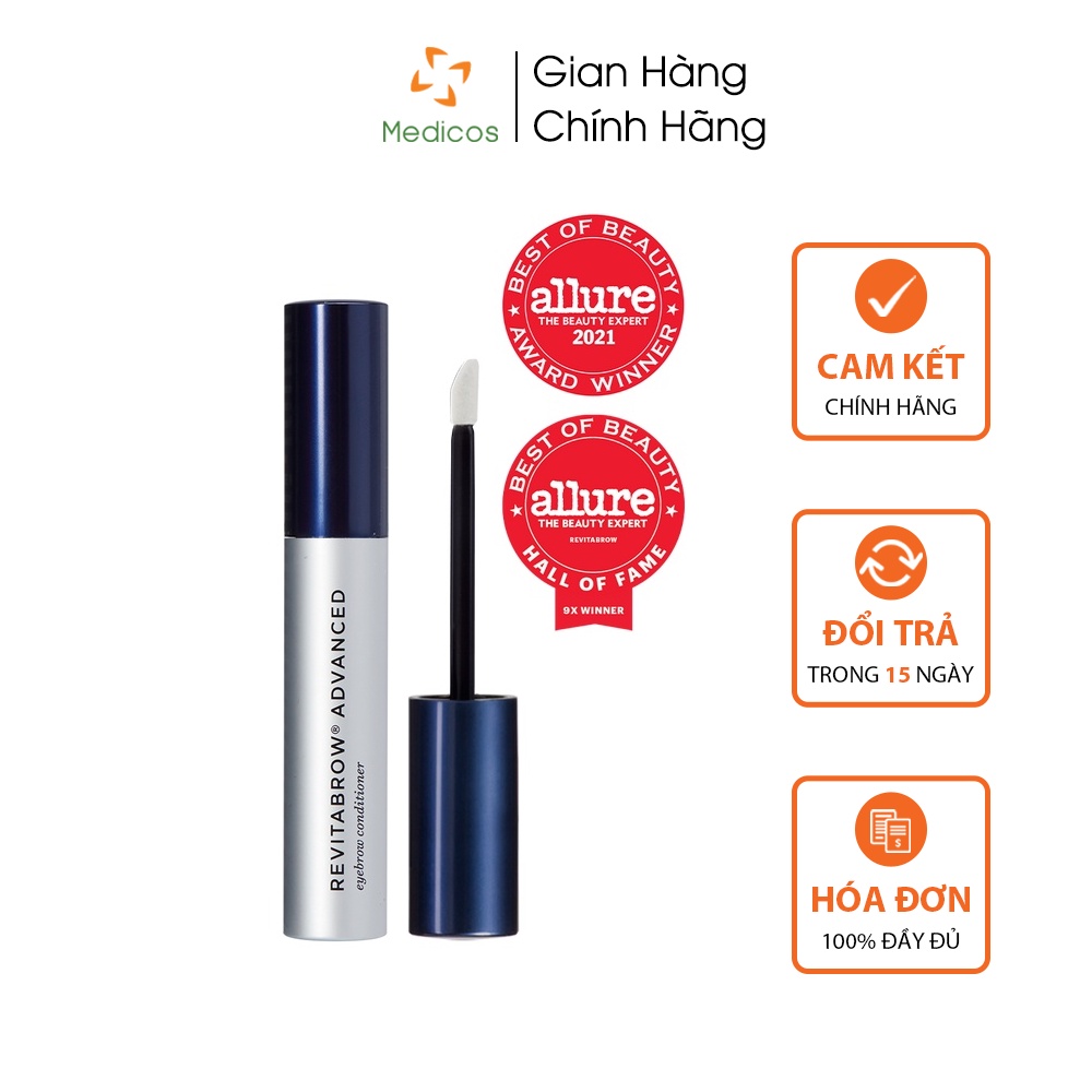 Serum Mọc Lông Mày Revitabrow Advanced Eyebrow Conditioner - Kích ThíchMọc Lông Mày Dày, Khỏe &amp; Bóng Mượt