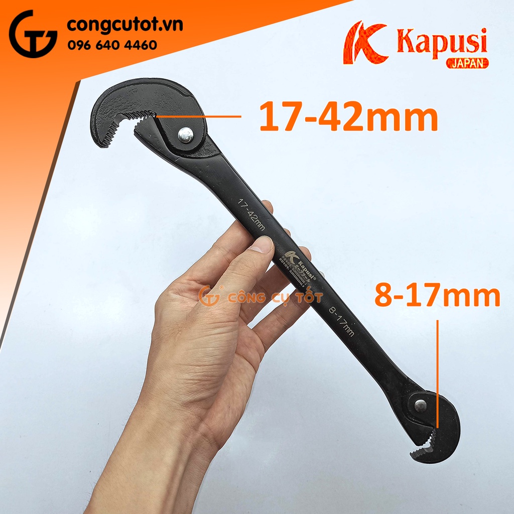 Cờ lê đa năng 8-42mm dài 310mm Kapusi K-7438