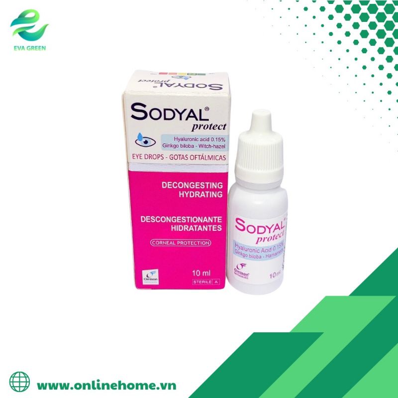 SODYAL PROTEC - Dung dịch nhỏ mắt an toàn Nhập Khẩu Ý