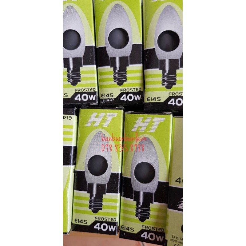 Bộ 10 bóng gắn đèn trang trí 25w đui E27