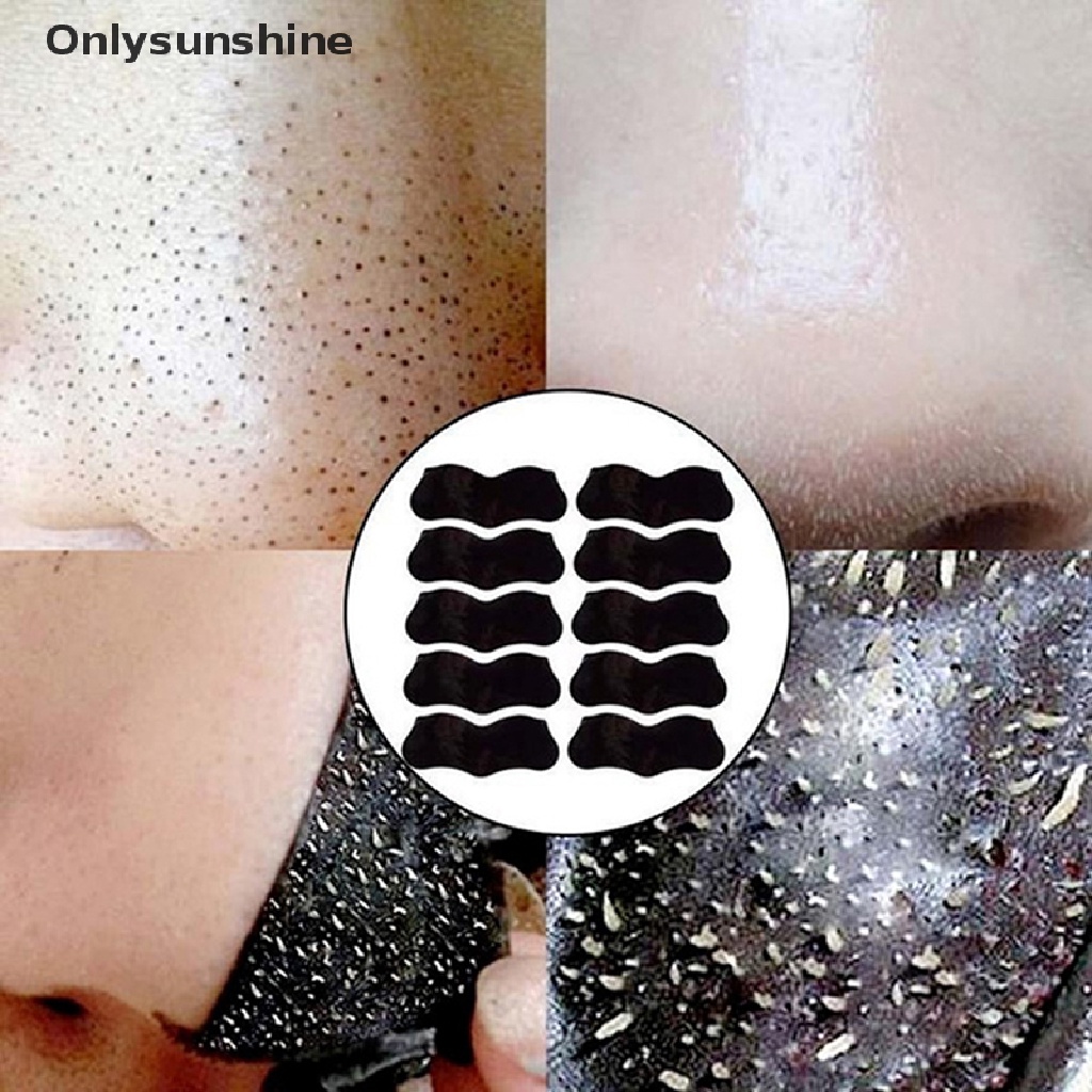 Set 10 Mặt Nạ Lột Mụn Đầu Đen Làm Sạch Sâu Vùng Mũi