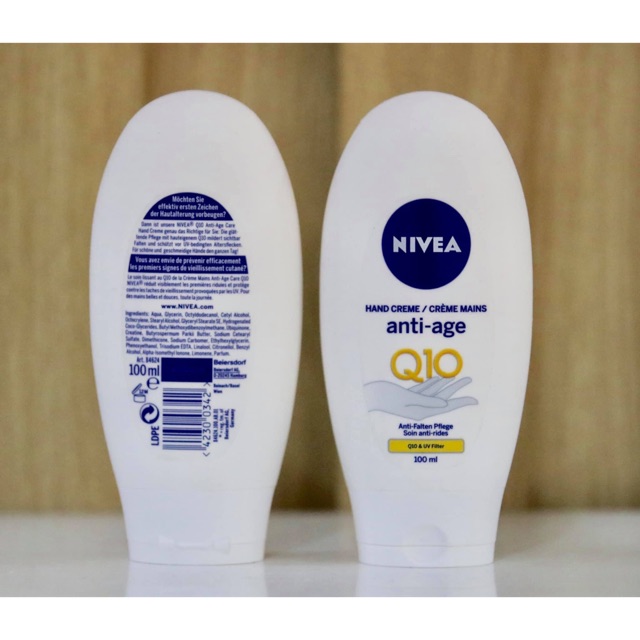 Kem bôi tay dưỡng da Nivea Q10 chống nhăn, chống nẻ, giúp da tay luôn mềm mại, mịn màng!