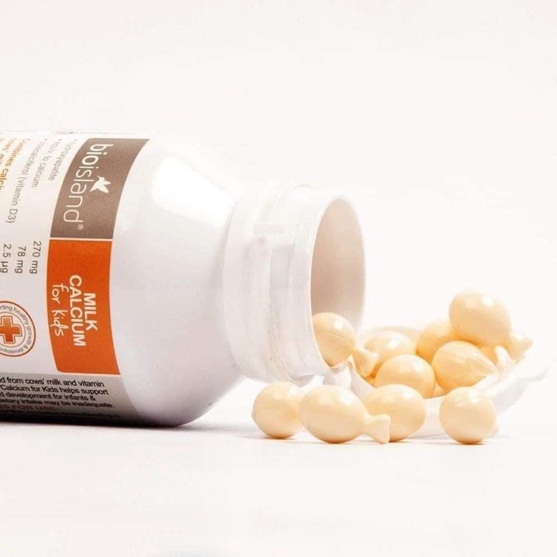 DHA Bio Island Úc 60 Viên - Canxi Milk/Canxi Sữa Bio Island Úc 90 Viên
