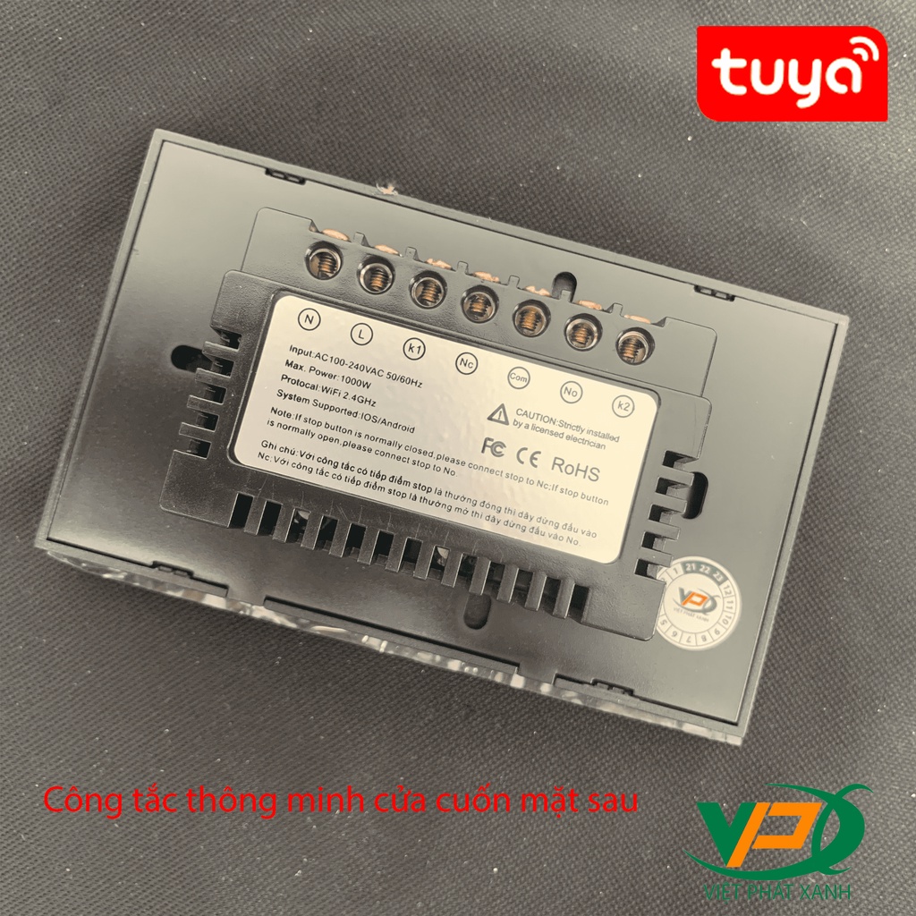 Công tắc cửa cuốn thông minh Tuya WIFI/Zigbee