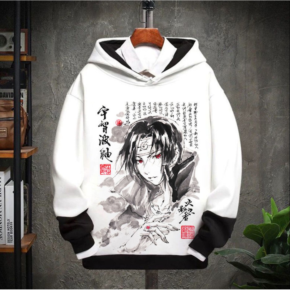 Áo Khoác Hoodie Tay Dài In Hình Naruto One Piece Có Thể Điều Chỉnh Thời Trang Thu Đông Cho Học Sinh