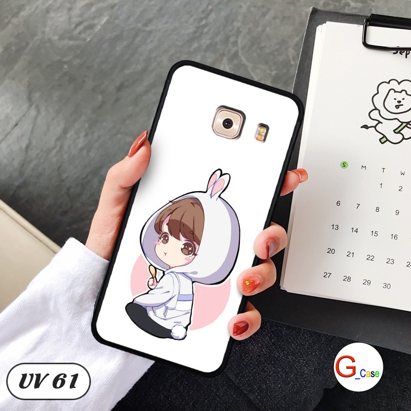 Ốp điện thoại Samsung Galaxy C9 Pro - lưng nhám viền dẻo | BigBuy360 - bigbuy360.vn