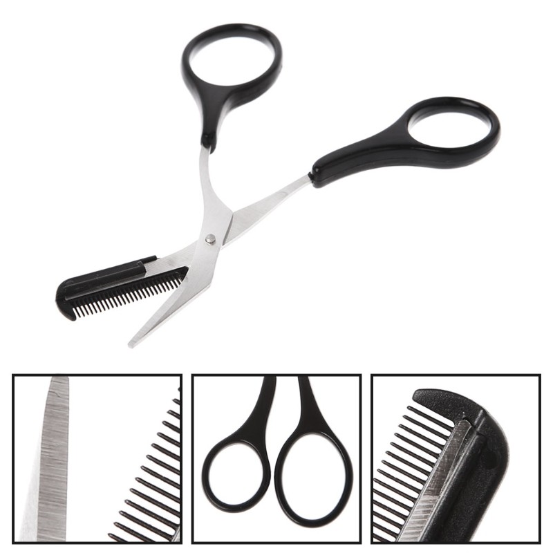 [Hàng mới về] Kéo cắt tỉa lông mày và lông mi tiện lợi dành cho bạn nữ