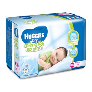 Tã Lót Huggries dry Newborn 2(40 mieng)