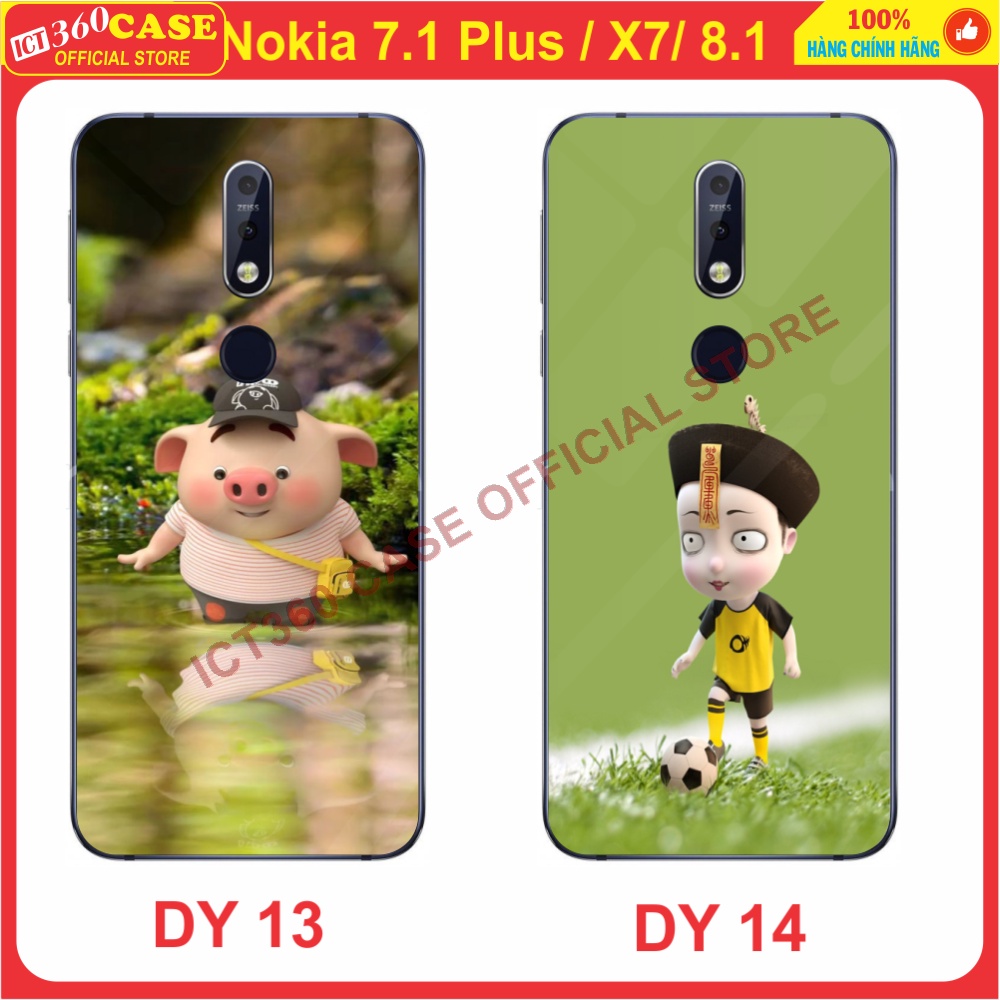 Ốp lưng kính Nokia 7.1 Plus / X7/ 8.1 - Nhận in ảnh theo yêu cầu