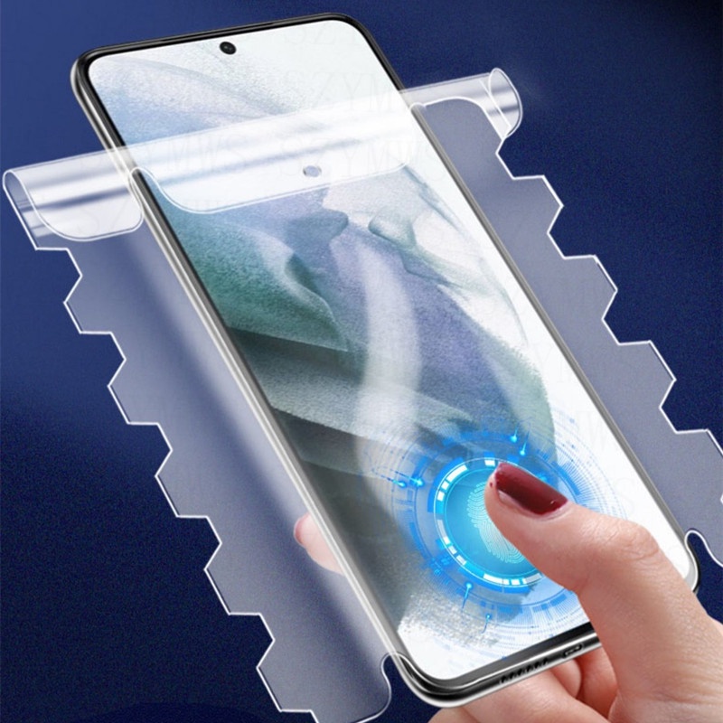 Miếng Dán Màn Hình Mờ Hydrogel Cho Samsung Galaxy S23 Ultra S10 Plus S22 S21 Ultra Plus Note 10 20 Ultra 360° Miếng Dán Mờ Bảo Vệ Toàn Màn Hình