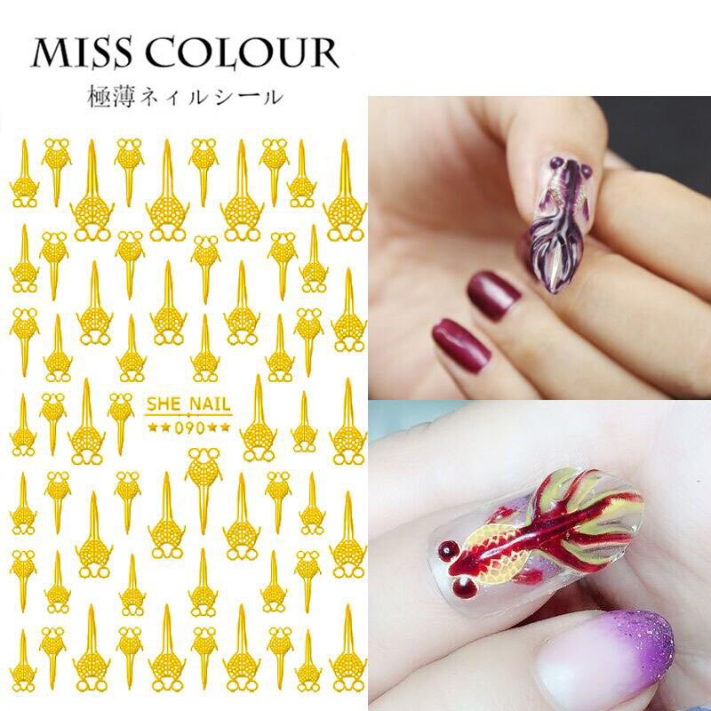 [Hàng mới về] Nhãn dán SUAKE trang trí móng tay nhiều kiểu dáng long lanh đẹp mắt