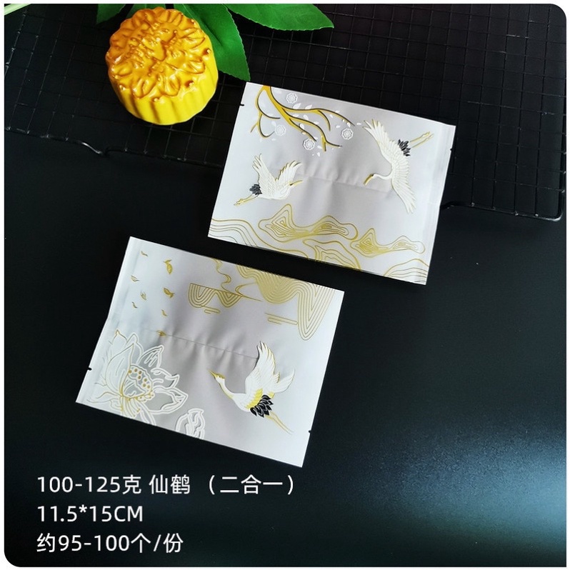 Túi đựng bánh trung thu Hạc 100-125g (10c) (MS11-không kèm khay)