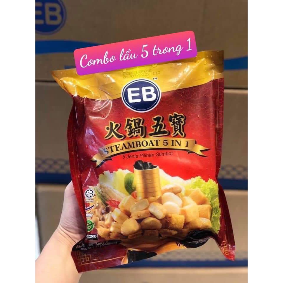 Viên thả lẩu 5 trong 1 Malaysia EB 500g -Siêu ngon - Giao hàng Hà Nội