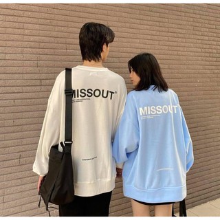 ÁO SWEATER MISSOUT LOGO MST