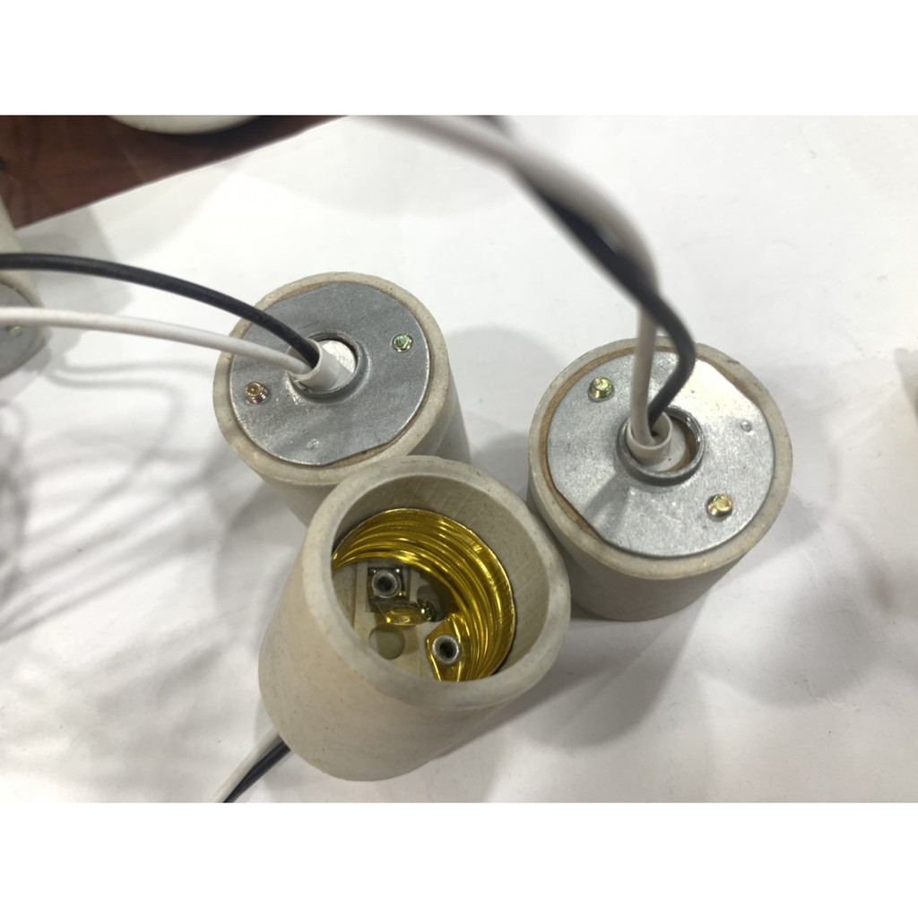 [COMBO 3 CÁI ] Đuôi Đèn Sứ Chống Thấm Nước E27
