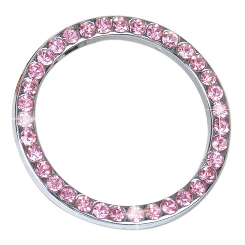 Vòng trang trí đính đá lấp lánh dành cho xe hơi