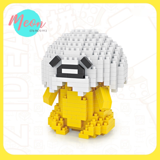 Xếp hình lego trứng lười gudetama size L