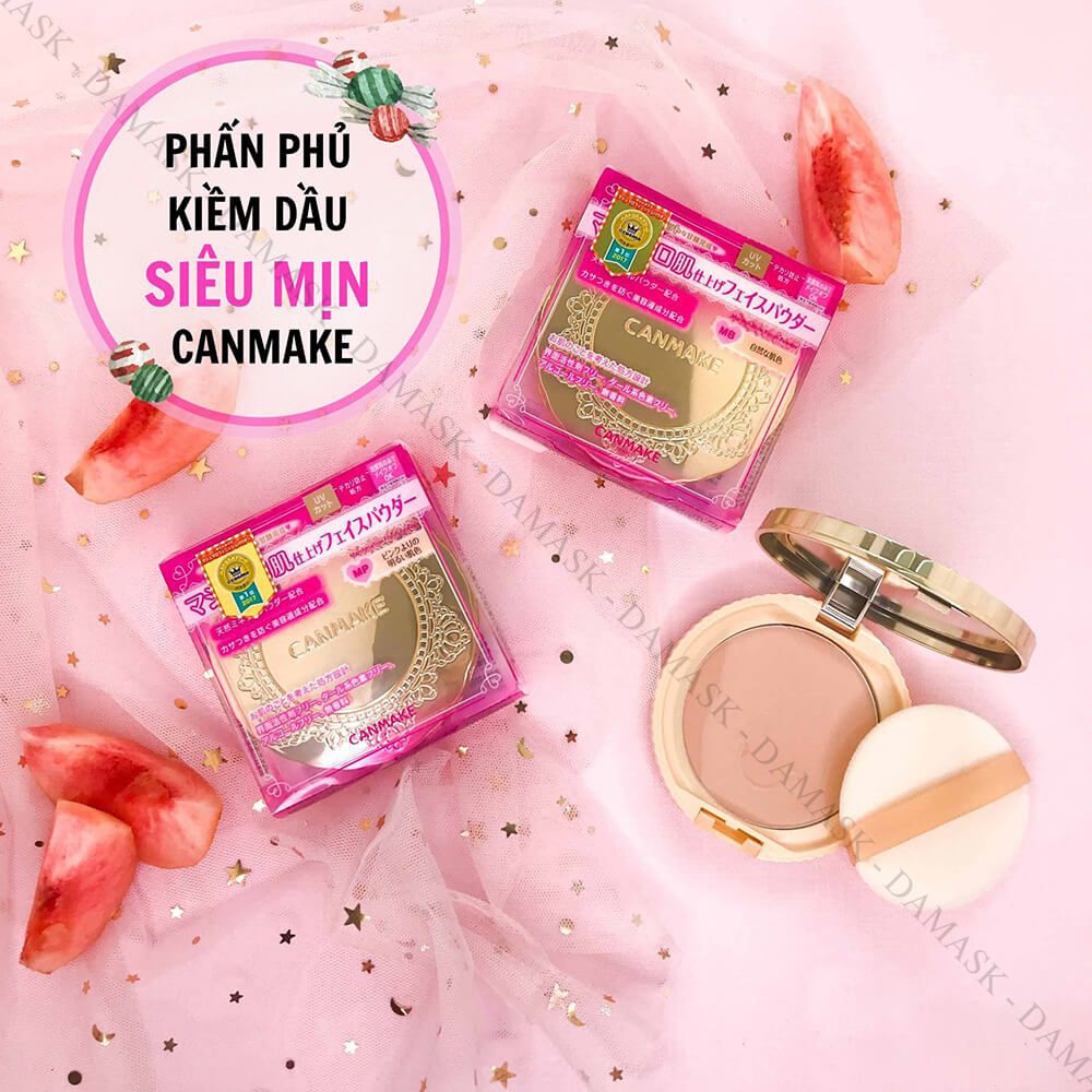 Phấn phủ Canmake Marshmallow Finish Powder kiềm dầu-mịn da Hàng chính hãng