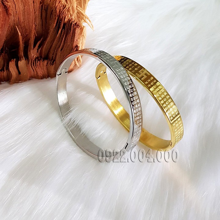 Vòng tay khắc bát nhã tâm kinh dạng tròn. | BigBuy360 - bigbuy360.vn