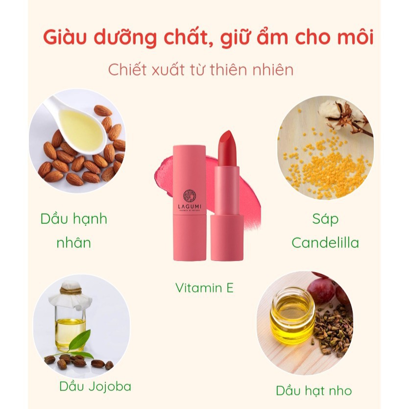 Son Lagumi không chì chiết xuất hạnh nhân an toàn cho mẹ bầu mẫu mới nhất 2021 | BigBuy360 - bigbuy360.vn