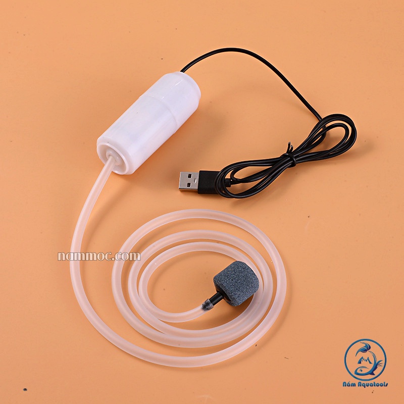 Máy Sủi USB Siêu Rẻ - Sủi Oxy Cho Cá Cảnh | Di Động Khi Đi Câu - Cắm Sạc Dự Phòng Khi Cúp Điện