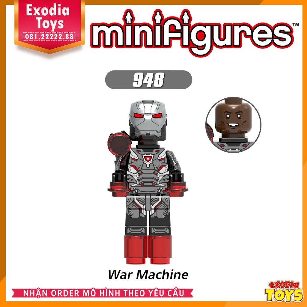 Xếp hình minifigure siêu anh hùng Avengers Infinity War : Cuộc Chiến Vô Cực - Đồ Chơi Lắp Ghép Sáng Tạo - X0217