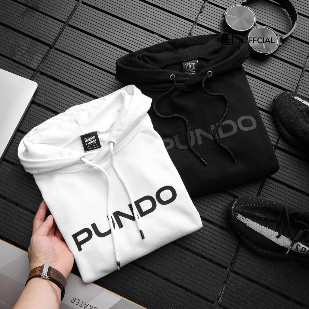 Áo khoác hoodie nam nữ PUNDO có nón và dây rút với chất vải nỉ chân cua mịn AKPD13