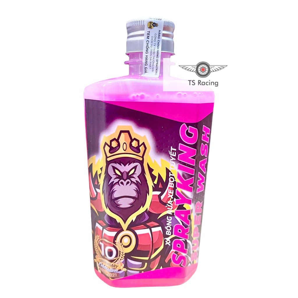 sprayking hồng rửa xe bọt tuyết 0.5L