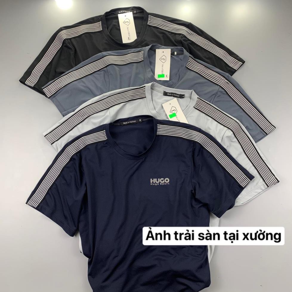 Áo thể thao nam Hugo Sport viền khỏe khoắn, áo thun nam hot trend 2021, xưởng tại Hà Nội giá tốt. Xịn 🎁