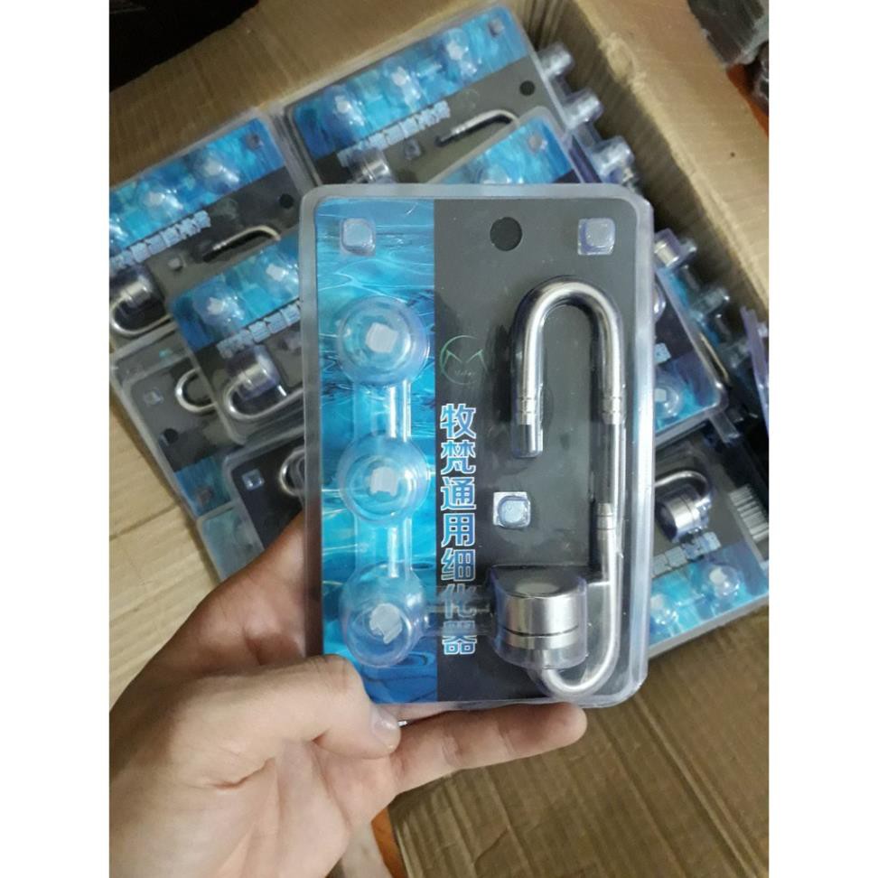 Cốc sủi Co2 inox mufan- Cốc sủi co2 siêu mịn cho bể thủy sinh