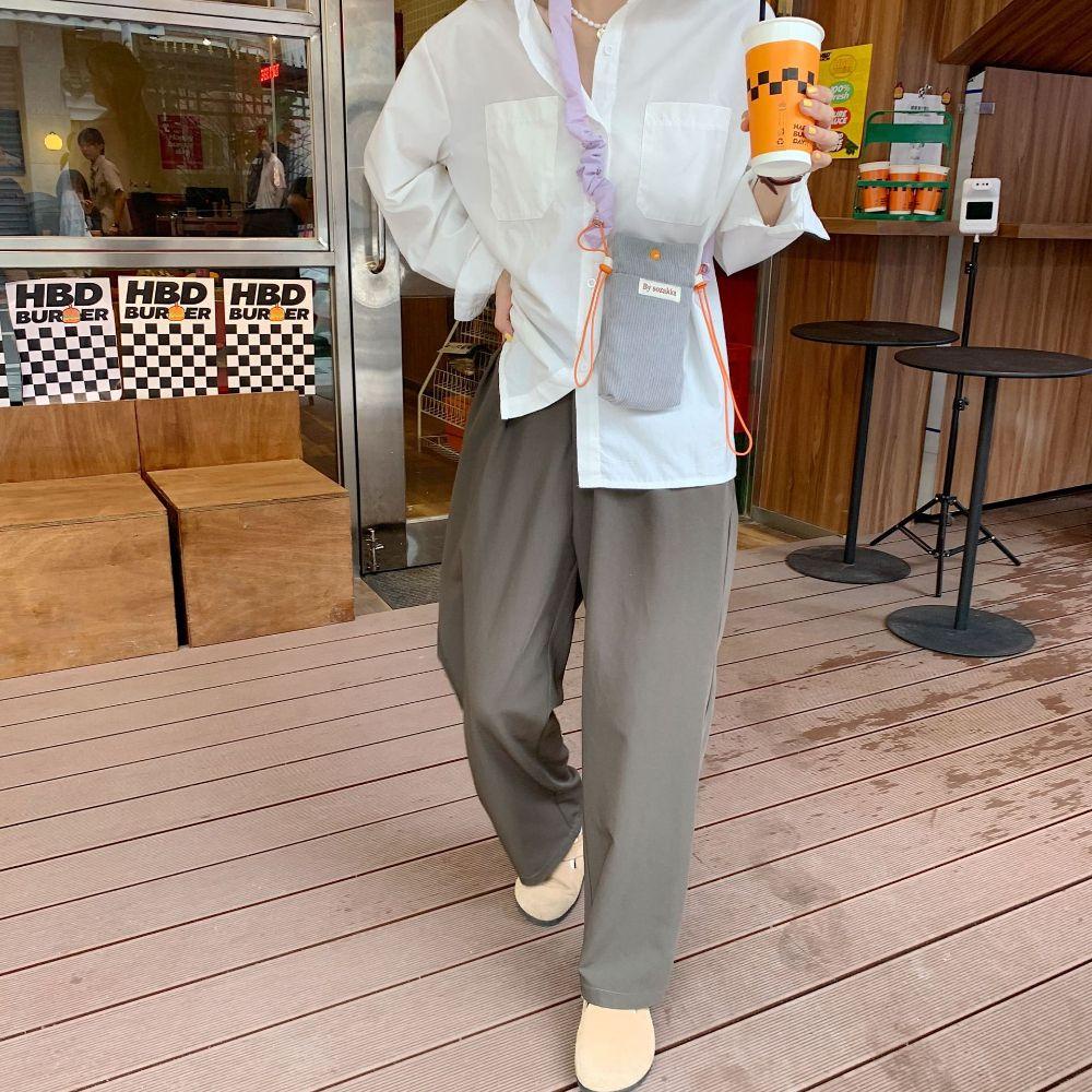 Túi Đeo Chéo Đựng Điện Thoại Hình Son Môi Thời Trang Thu Đông Cho Nữ