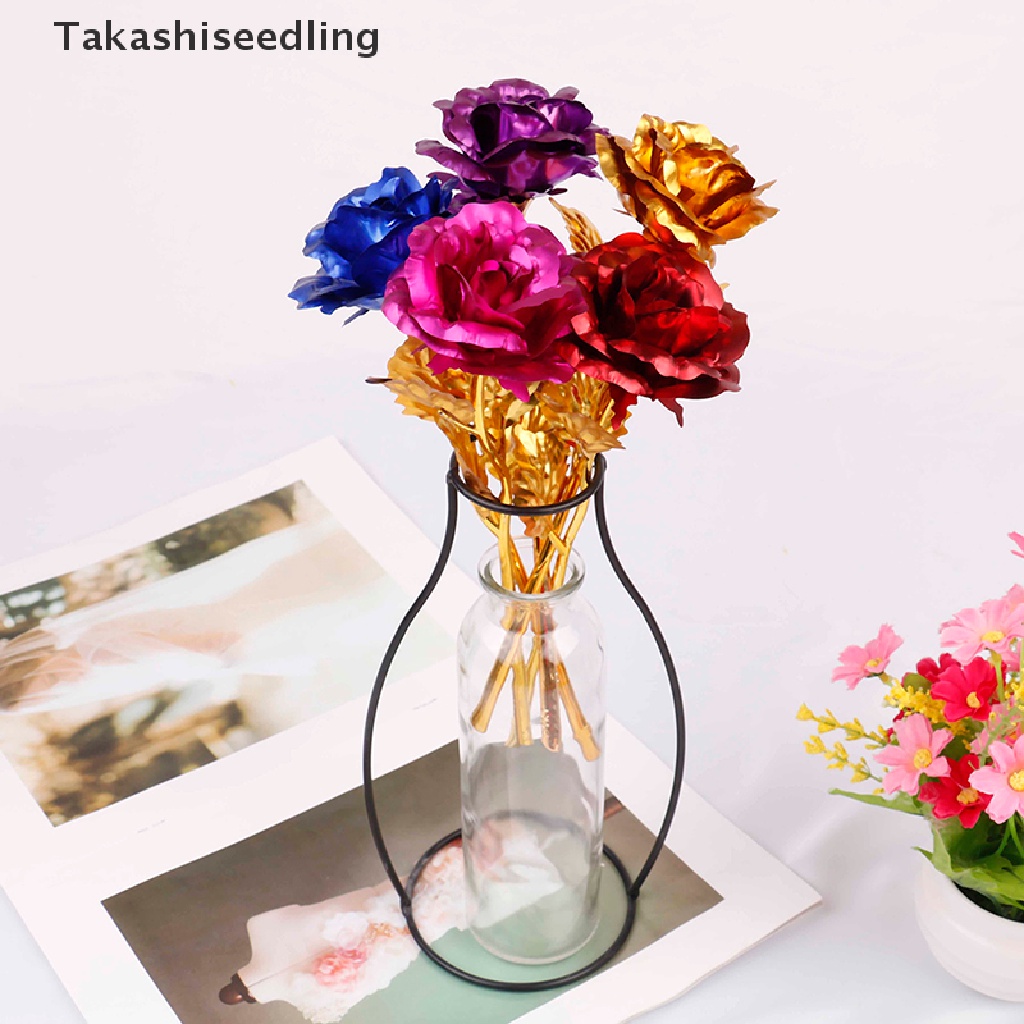 Hoa Hồng Mạ Vàng 24k Làm Quà Tặng Lễ Tình Nhân