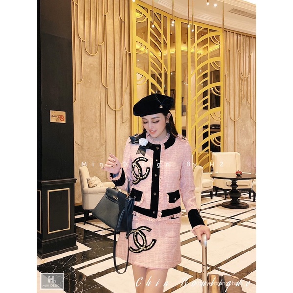 Sét dạ chaneo tang nơ siêu đẹp | BigBuy360 - bigbuy360.vn