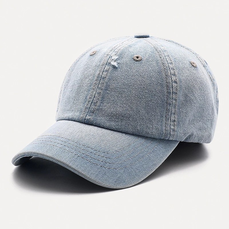 Mũ Lưỡi Trai denim Có Thể Điều Chỉnh Phong Cách hip hop Cho Nam Và Nữ