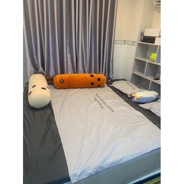 [ ẢNH/VIDEO THẬT ] Bộ chăn ga phi lụa dream city cao cấp gồm 4 món mềm mại nhiều màu | BigBuy360 - bigbuy360.vn