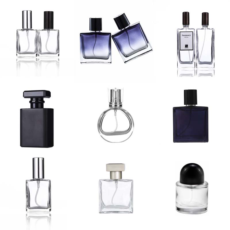 Chai Xịt Nước Hoa Rỗng Bằng Thủy Tinh Trong Suốt 28 Kiểu Dáng Khác Nhau 5/15/25/50ml