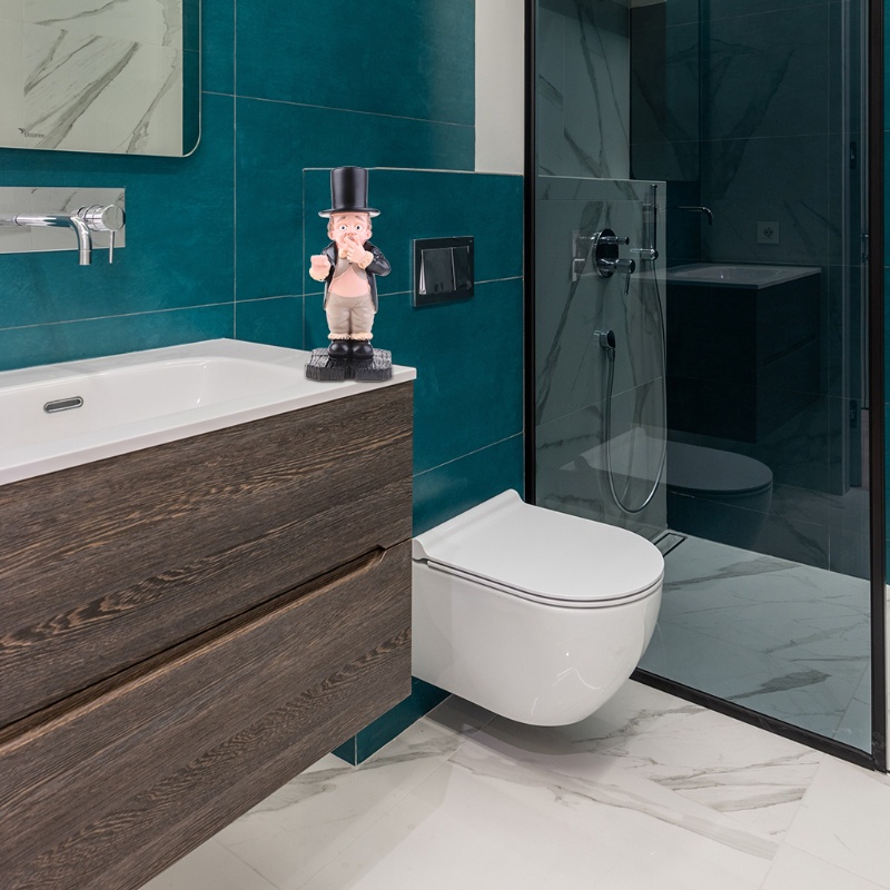 Mô Hình Đồ Chơi Nhà Vệ Sinh Trang Trí Sân Vườn