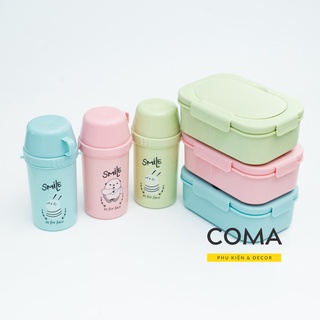 Combo hộp đựng cơm và bình nước siêu tiện ích cho dân văn phòng, sinh viên - HC01