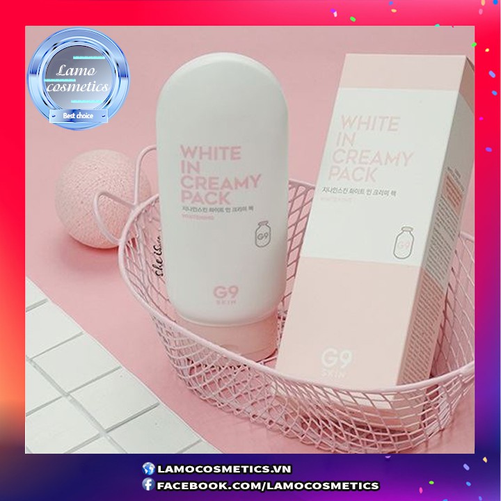 Kem Ủ Trắng Da Toàn Thân G9 Skin White In Creamy Pack Whitening Chính Hãng 100% | BigBuy360 - bigbuy360.vn