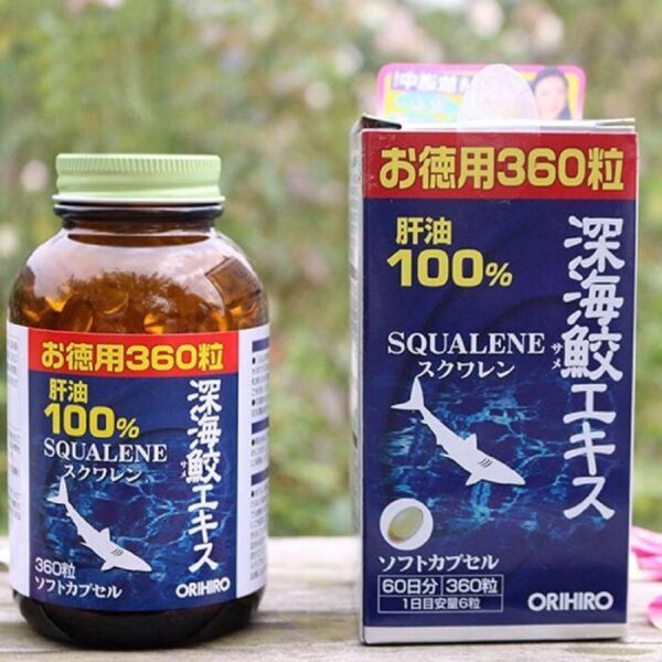Thực phẩm bảo vệ sức khỏe Orihiro Deep Sea Shark extract capsule moral purpose 360 viên