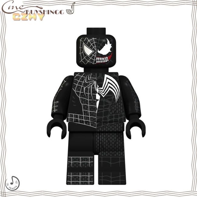 Mô Hình Đồ Chơi Lego Nhân Vật Deadpool / Batman Màu Hồng Có Nhạc